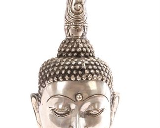 Metal Tibetan Buddha Head