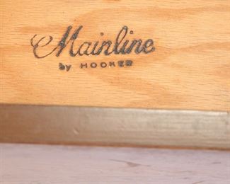Mainline by Hooker floating Mid Century Desk