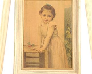 Child with Cherries Lithograph