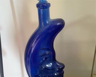 Cobalt Blue Moon Themed Riesling Bottle