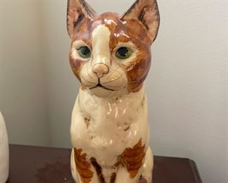 Calico Cat Small Statue/Figurine
