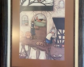 The Courtyard Rosemarie Belden Print
