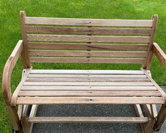 Outdoor Wood Bench