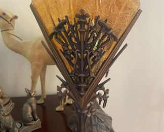 Pair of Art Deco Dragonfly Table/Mantel Lamp