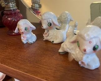 Miniature Lamb Figurines