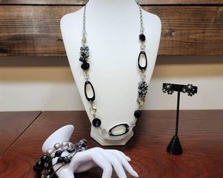 Black Silver Jewelry
