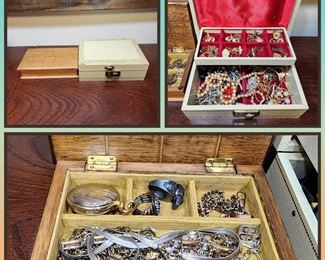 Grandma Grandpas Jewelry Boxes Contents