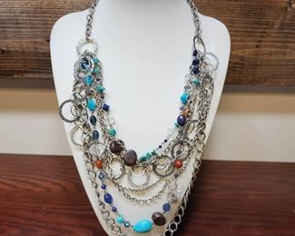 Shimmering Statement Necklace