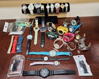 Watches Lot Staur Bowflex Casio Timex, Etc.