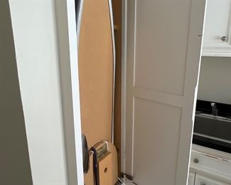 SOLD Built in ironing board closet 