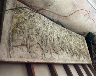 Large Plaster Relief
