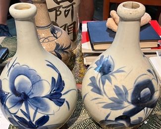 19th century sake bottles