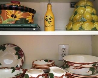 Franciscan Apple part set of dinnerware.