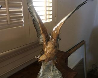 Porcelain hawk by Hutschenreuther, Germany