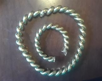 San Marco 14k necklace and bracelet.