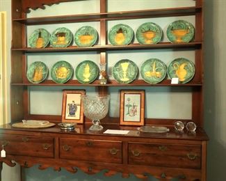 Large  antique Welsch cupboard 