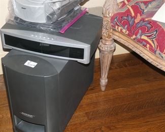 Bose tower sound system.