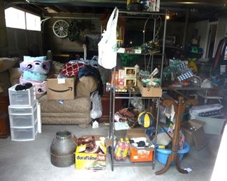 the garage is LOADED