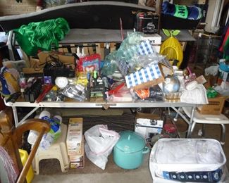 the garage is LOADED