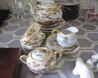 geisha tea set very fine