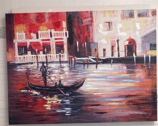 Art Print on Canvas of Venice