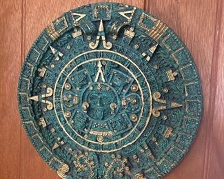 Aztec Wall Plaque, Aztec Calendar