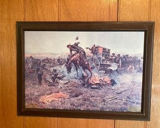 Frame Print of The Camp Cook's Troubles