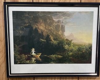Print of Voyage of Life, Childhood by Thomas Cole