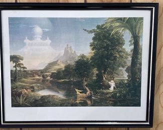 Print of Voyage of Life, Youth by Thomas Cole