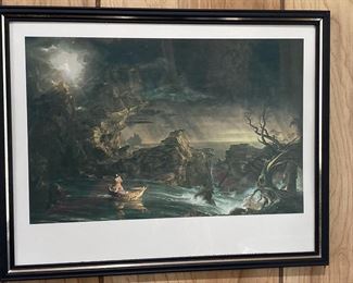 Print of Voyage of Life, Manhood by Thomas Cole