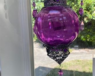 Purple Hanging Lantern