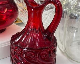 Ruby Red S Patter Cruet