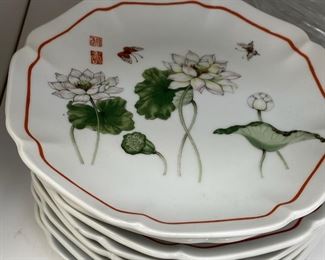 8 Toscany Lotus Salad Plates