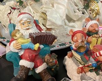 Assortment of Christmas Figurines/Decorations