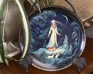  Russian Plate - The Snow Maiden