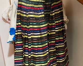 1950's Style Multicolor Skirt