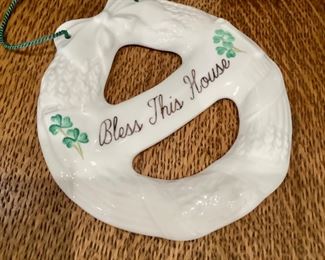 10th mark. Bless This House wall hanging $14