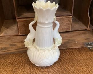 6th mark. Fish and shell vase $20