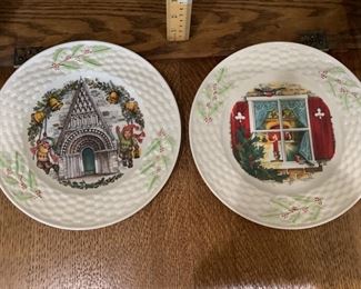 7th mark. “Ringing in the Holiday” and “Christmas Eve Homecoming” plates $10 each