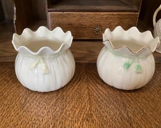 L: 6th mark. Yellow tassel dish $10 R: 7th mark. Green tassel dish $10