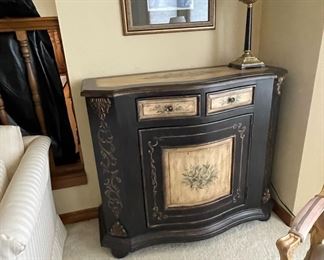 European Style - Painted Design Sideboard