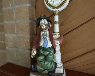 Melody In Motion Clown Clock