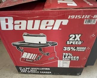 Bauer Oscillating Edge Belt and Spindle Sander 