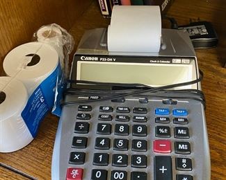 Canon P23-DH V Mini Desktop 2 Color Printing Calculator