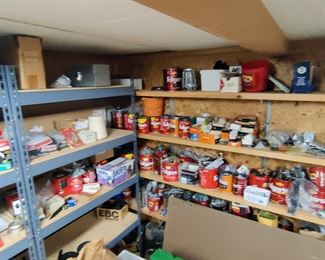 VARIOUS TOOLS & HARDWARE - SHELVES NOT FOR SALE