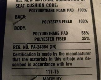 BEST CHAIRS, INC. BRAND - FAUX LEATHER - DOUBLE RECLING COUCH - $200, & 2 - FAUX LEATHER RELINING CHAIRS - $75 EACH - DARK CHOCOLATE COLOR