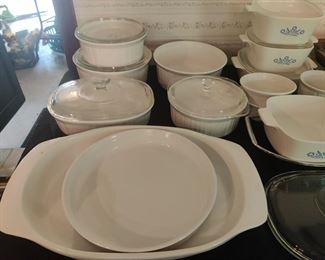 CORINGWARE BRAND - VARIOUS KITCHENWARE 