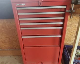 CRAFTSMAN TOOL BOX $75 ON CASTORS-VARIOUS TOOLS & HARDWARE
