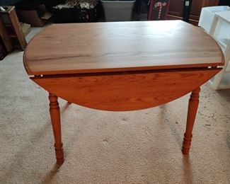 TWO SETS FOR OAK KITCHEN/DINING TABLE AND FOUR CHAIRS $75 EACH