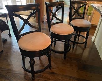 3 counter stools 